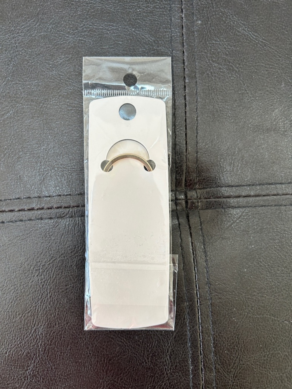 Gold-Tone Heart & Key Keychain with  Crystals - Picture 2 of 3